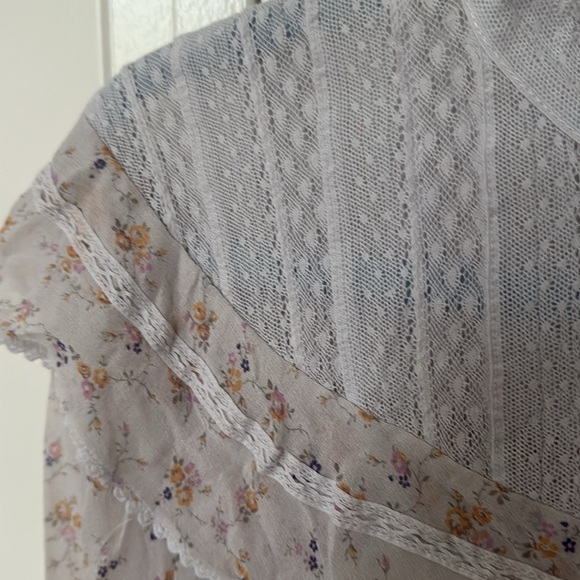 Love Shack Fancy Ruffle Blouse - Picture 3 of 4